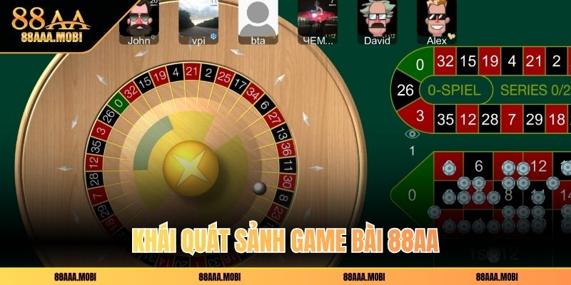 Khái quát sảnh game bài 88aa
